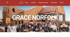 Desktop Screenshot of gracelutherannorfolk.com