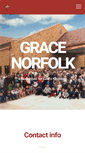 Mobile Screenshot of gracelutherannorfolk.com